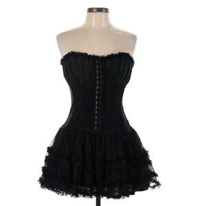 Vintage Tripp NYC Corset Tutu Dress Black Large